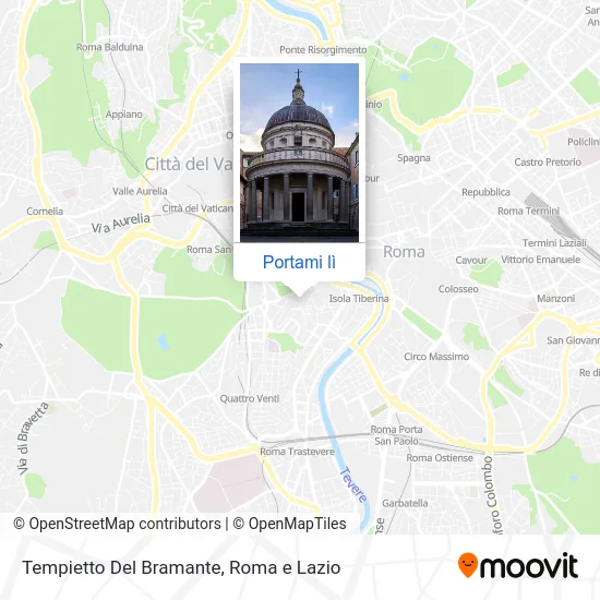 Mappa Tempietto Del Bramante