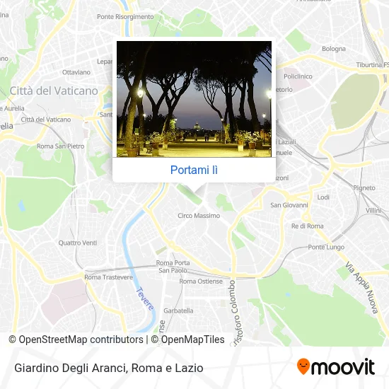 Mappa Giardino Degli Aranci