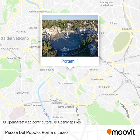Mappa Piazza Del Popolo