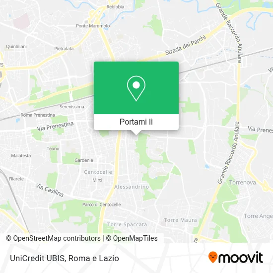 Mappa UniCredit UBIS