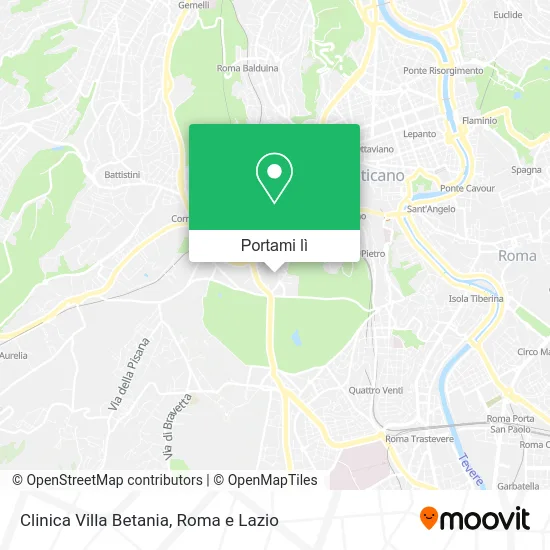 Mappa Clinica Villa Betania