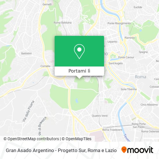 Mappa Gran Asado Argentino - Progetto Sur