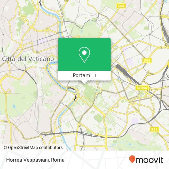 Mappa Horrea Vespasiani
