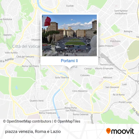 Mappa piazza venezia