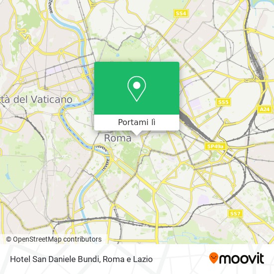 Mappa Hotel San Daniele Bundi