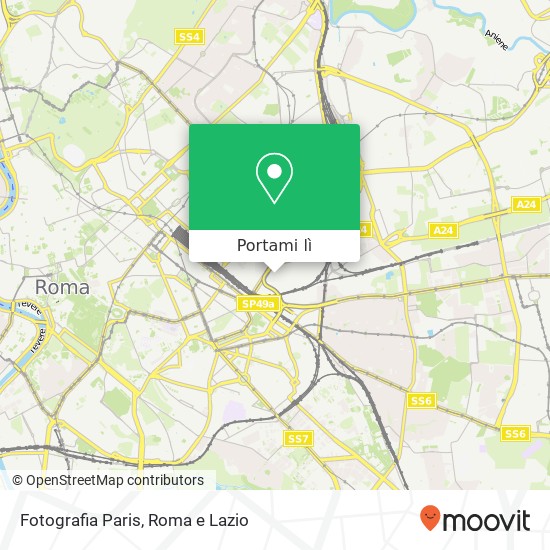 Mappa Fotografia Paris