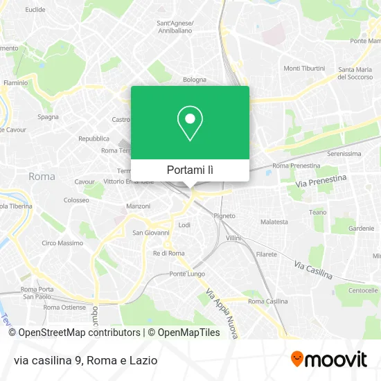 Mappa via casilina 9