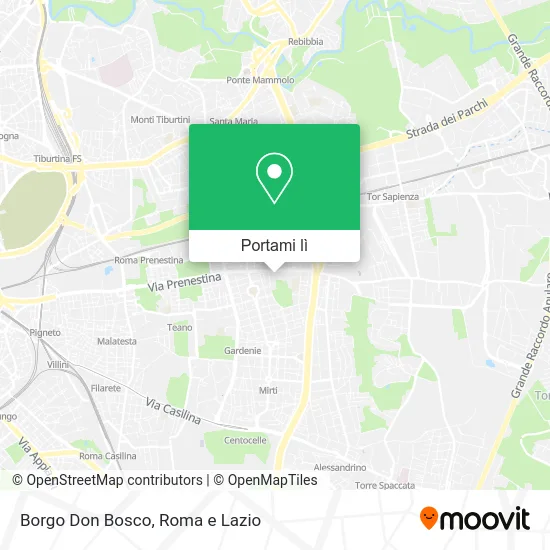 Mappa Borgo Don Bosco