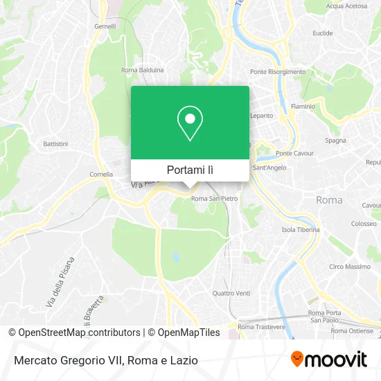 Mappa Mercato Gregorio VII