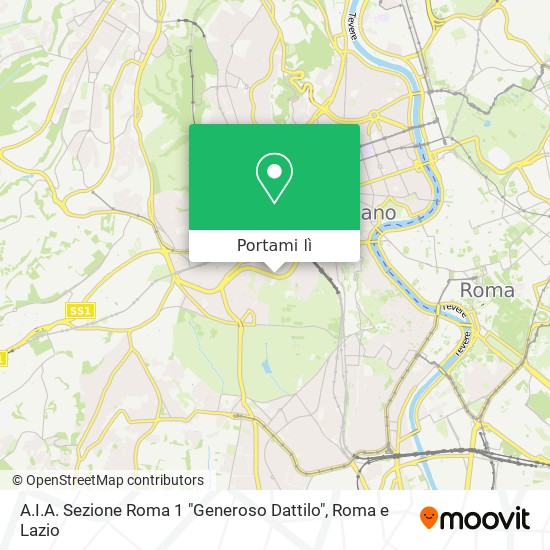 Mappa A.I.A. Sezione Roma 1 "Generoso Dattilo"