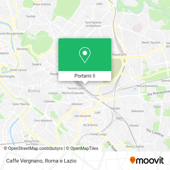 Mappa Caffe Vergnano