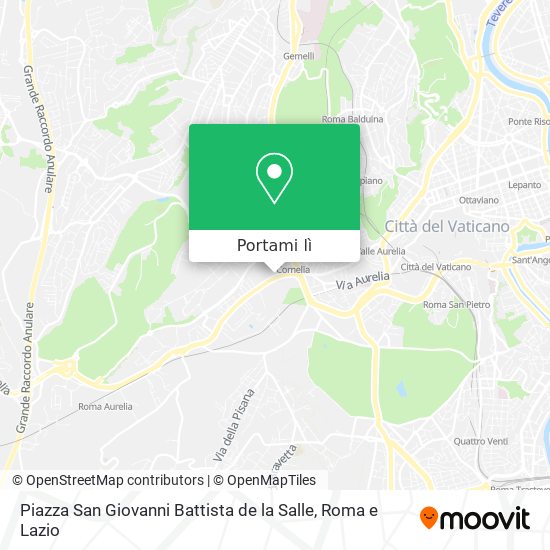 Mappa Piazza San Giovanni Battista de la Salle