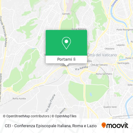 Mappa CEI - Conferenza Episcopale Italiana
