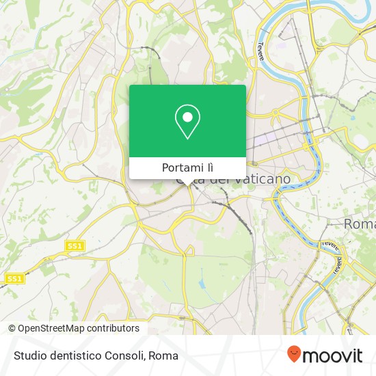 Mappa Studio dentistico Consoli