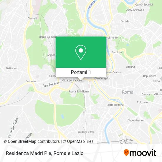 Mappa Residenza Madri Pie