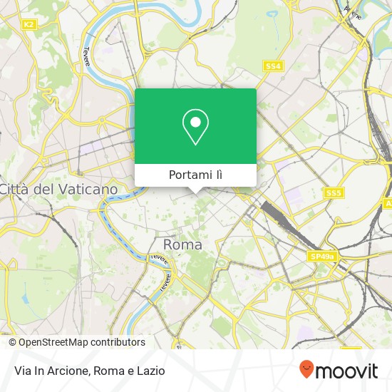 Mappa Via In Arcione