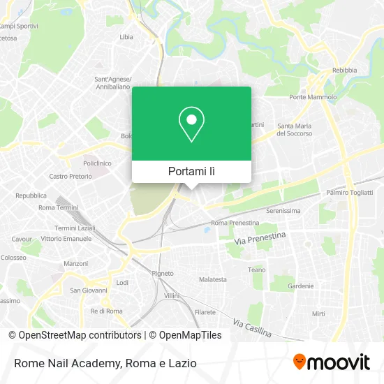 Mappa Rome Nail Academy