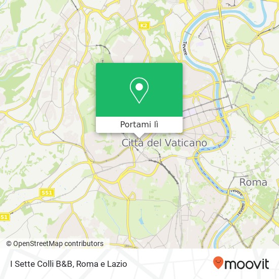 Mappa I Sette Colli B&B