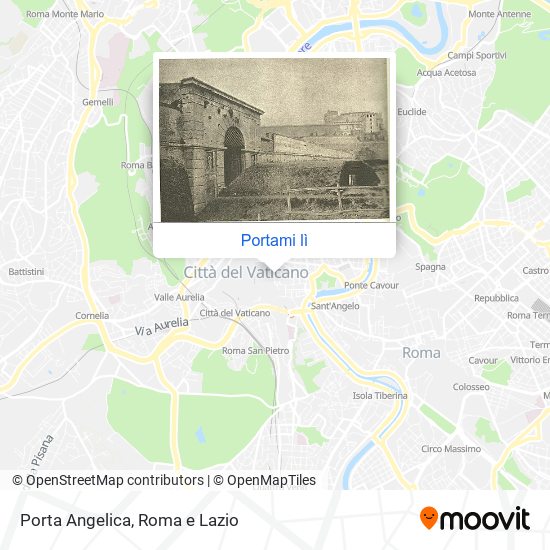 Mappa Porta Angelica