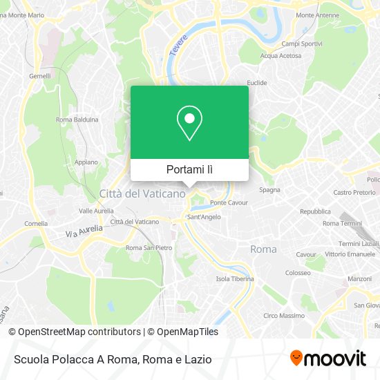 Mappa Scuola Polacca A Roma
