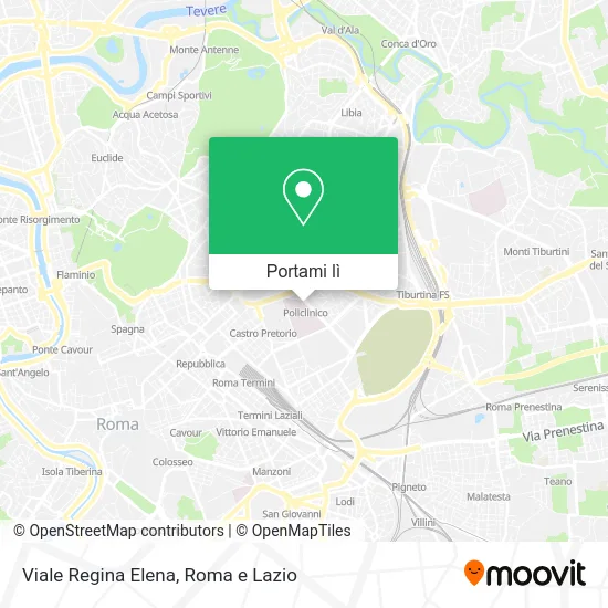 Mappa Viale Regina Elena