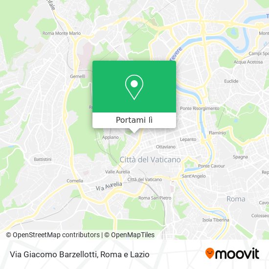 Mappa Via Giacomo Barzellotti