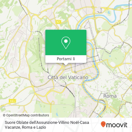 Mappa Suore Oblate dell'Assunzione-Villino Noël-Casa Vacanze