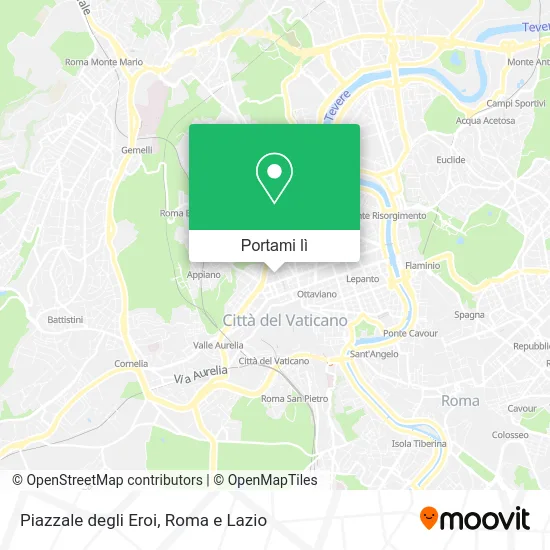 Mappa Piazzale degli Eroi