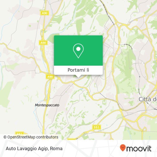 Mappa Auto Lavaggio Agip