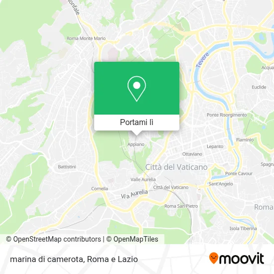 Mappa marina di camerota