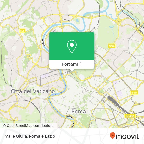 Mappa Valle Giulia