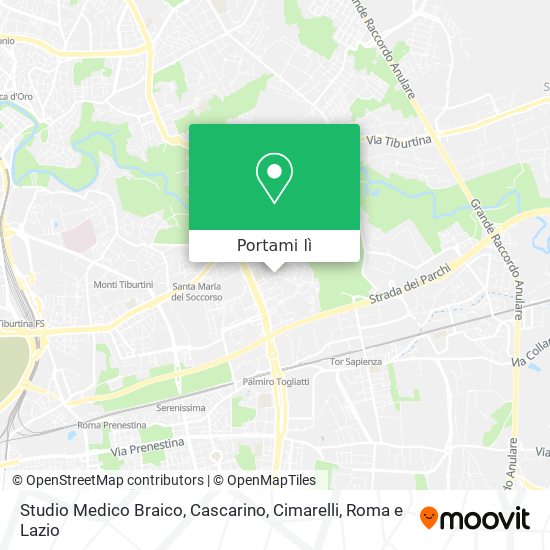 Mappa Studio Medico Braico, Cascarino, Cimarelli