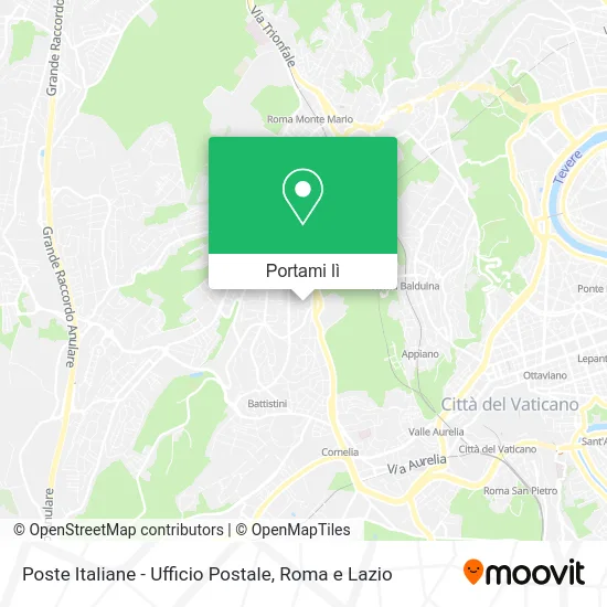 Mappa Poste Italiane - Ufficio Postale