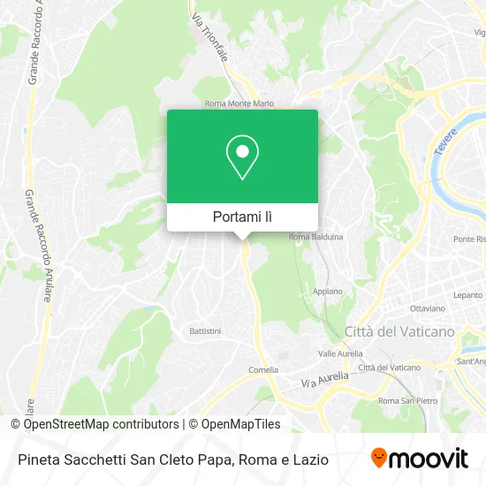 Mappa Pineta Sacchetti San Cleto Papa