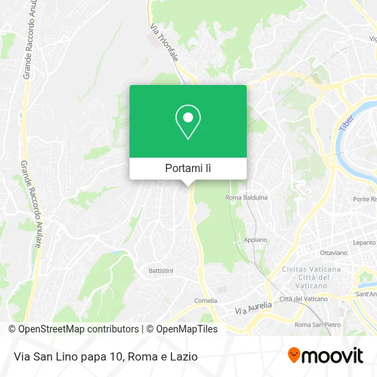Mappa Via San Lino papa 10