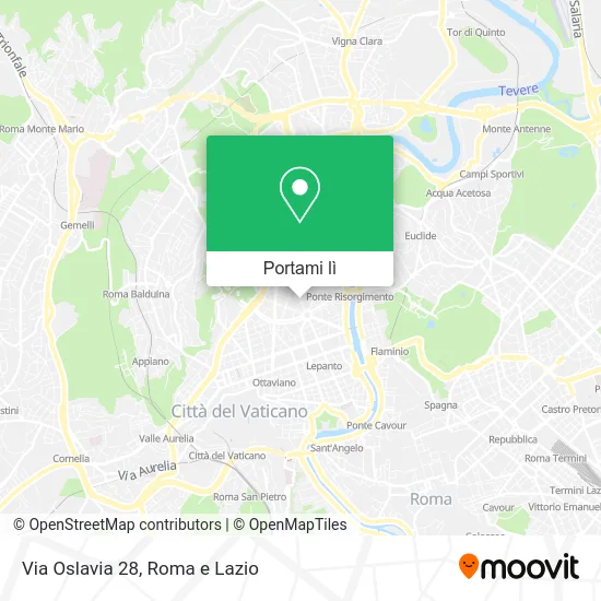 Mappa Via Oslavia 28