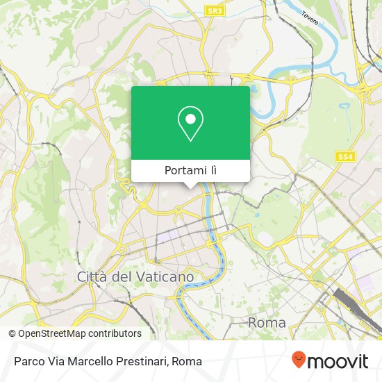 Mappa Parco Via Marcello Prestinari