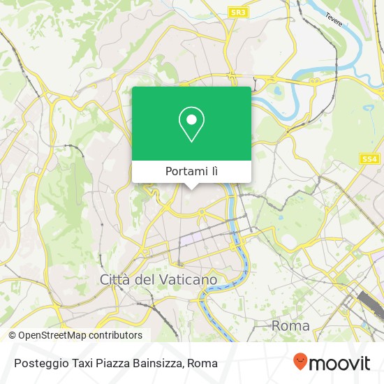 Mappa Posteggio Taxi Piazza Bainsizza