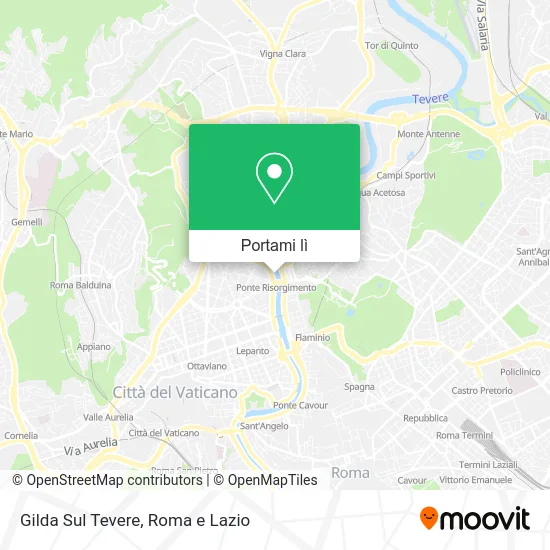 Mappa Gilda Sul Tevere