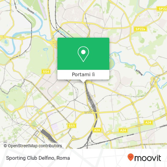 Mappa Sporting Club Delfino