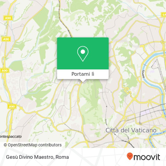 Mappa Gesù Divino Maestro