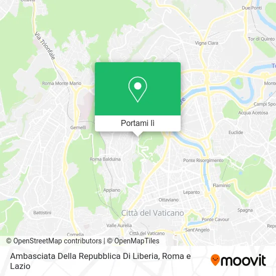 Mappa Ambasciata Della Repubblica Di Liberia