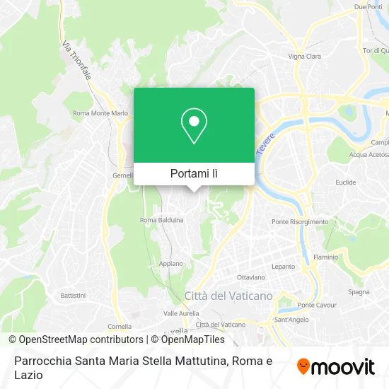 Mappa Parrocchia Santa Maria Stella Mattutina