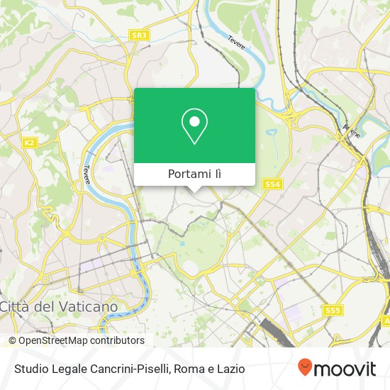 Mappa Studio Legale Cancrini-Piselli