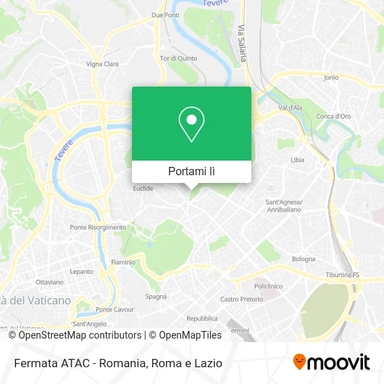 Mappa Fermata ATAC - Romania