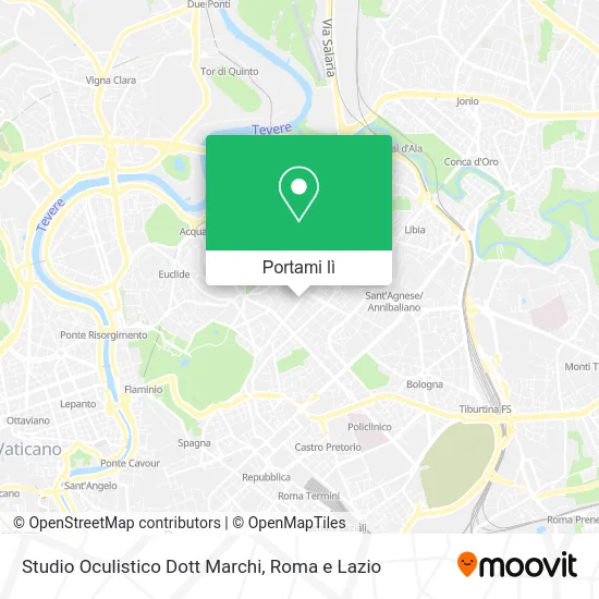 Mappa Studio Oculistico Dott Marchi