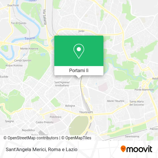 Mappa Sant'Angela Merici