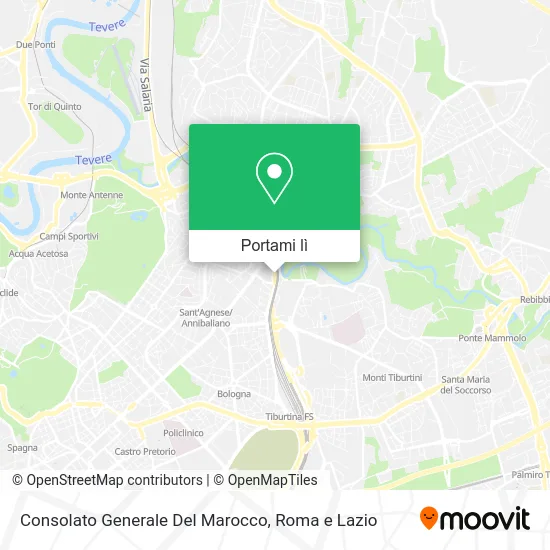 Mappa Consolato Generale Del Marocco