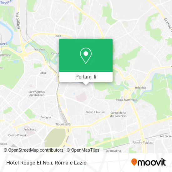 Mappa Hotel Rouge Et Noir