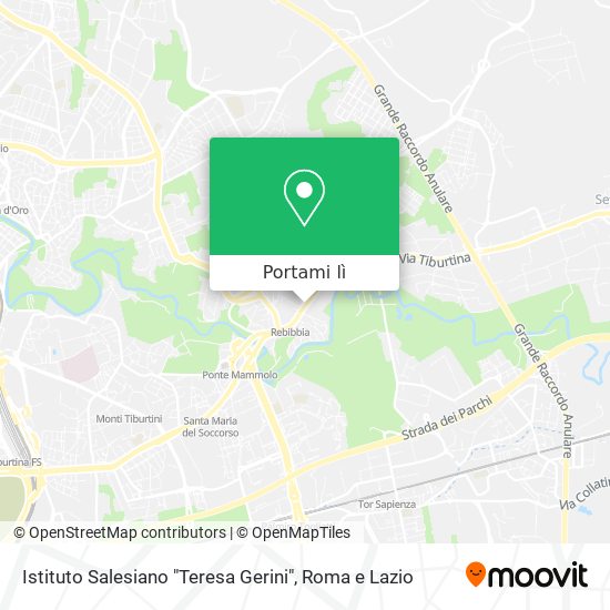 Mappa Istituto Salesiano "Teresa Gerini"